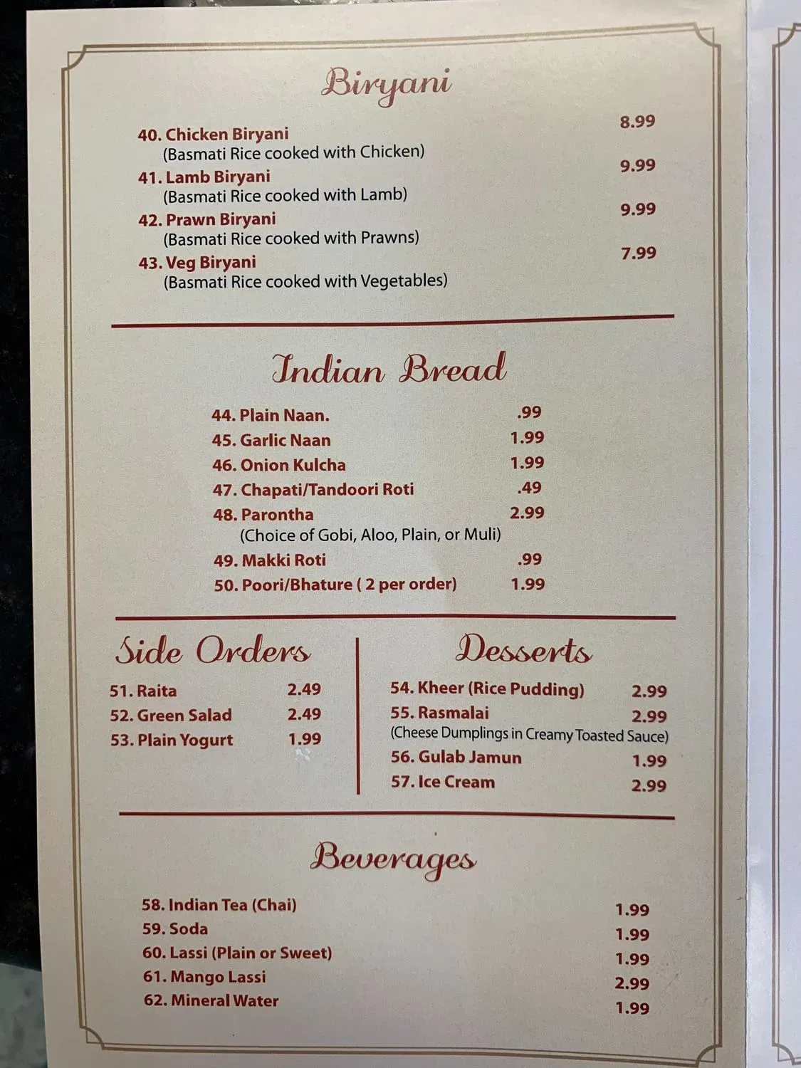 Menu 2