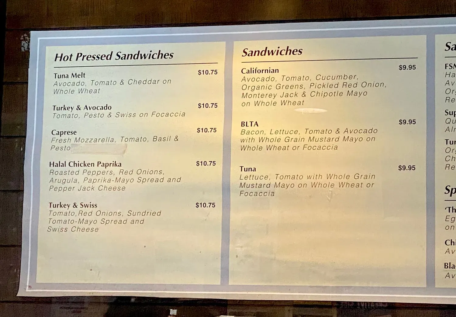 Menu 2