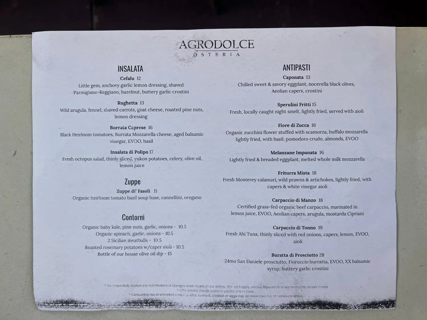 Menu 6