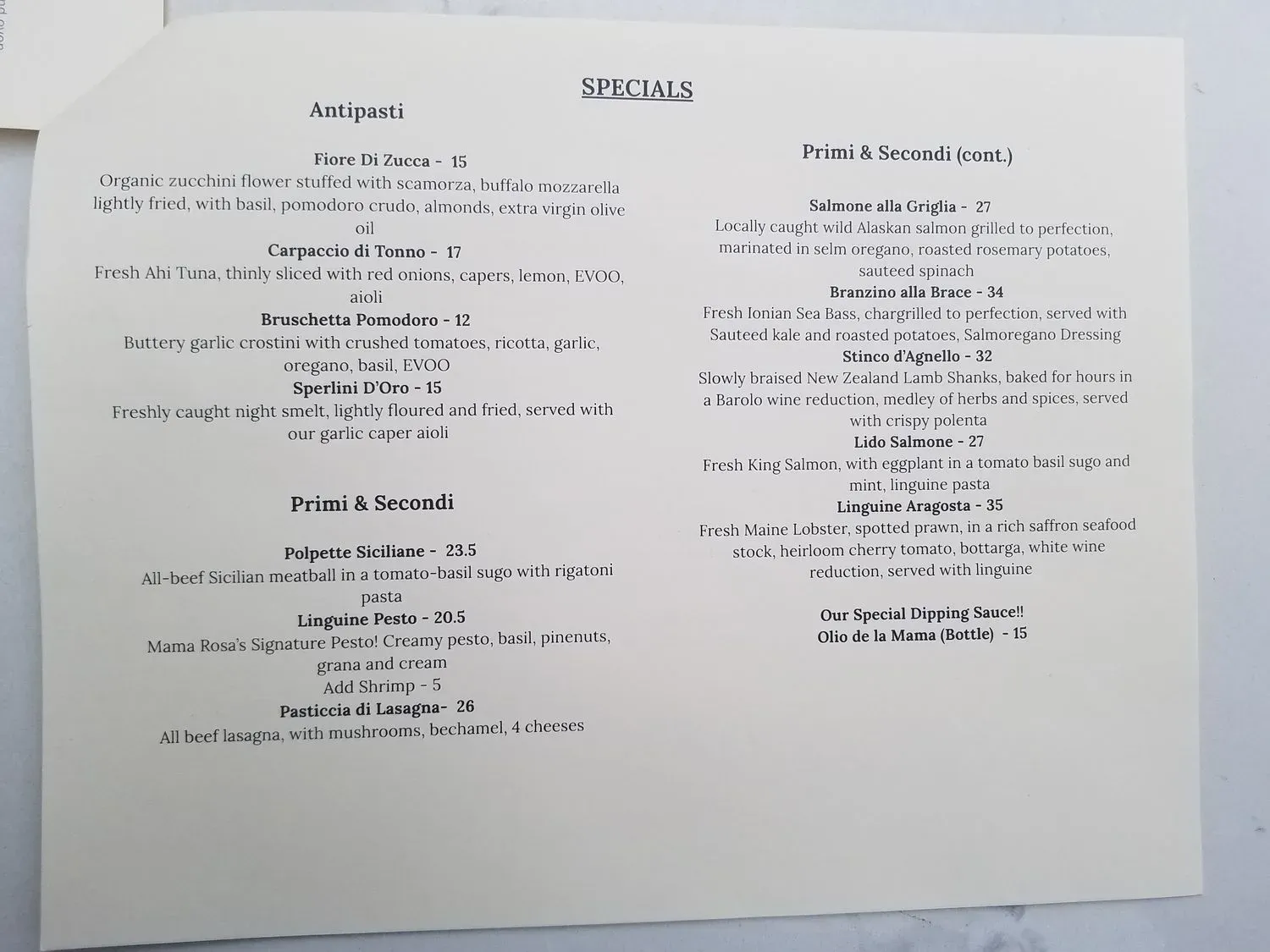 Menu 3