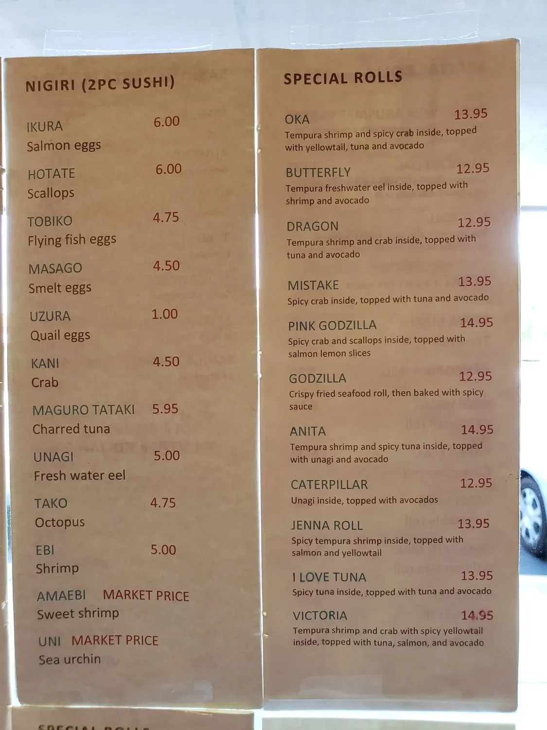 Menu 6