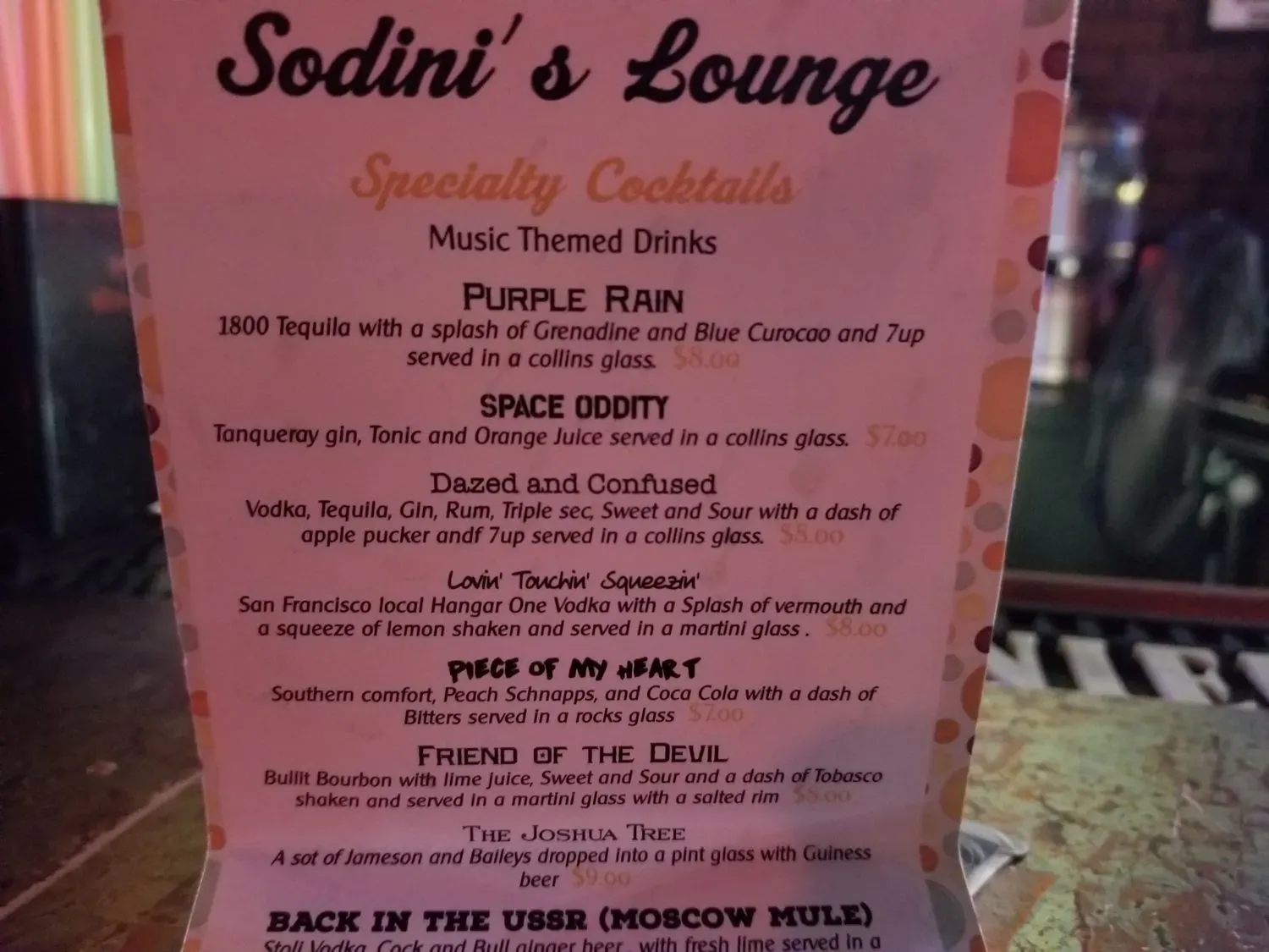 Menu 4