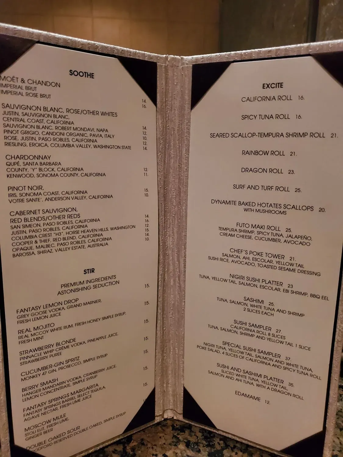 Menu 6