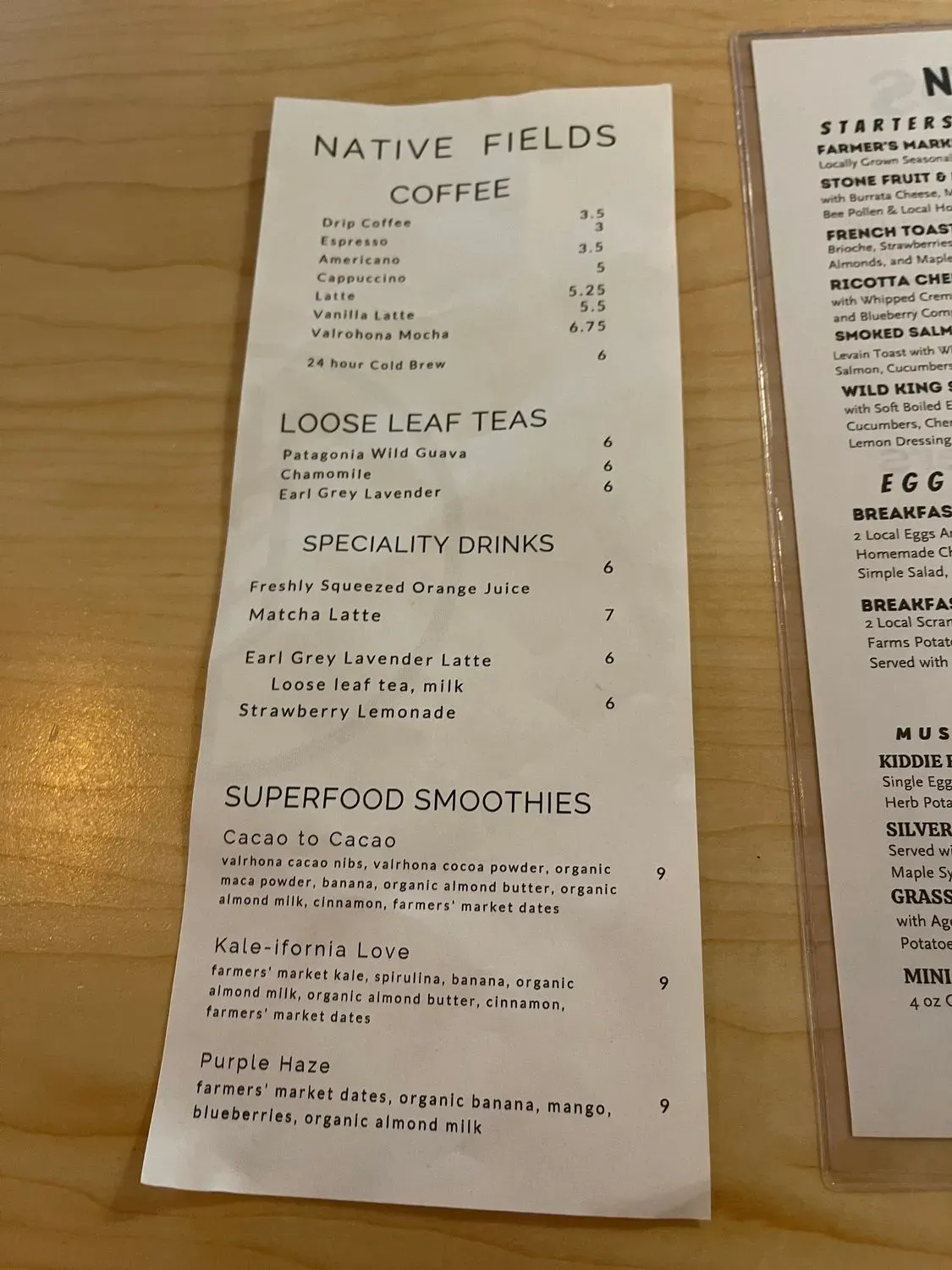 Menu 5