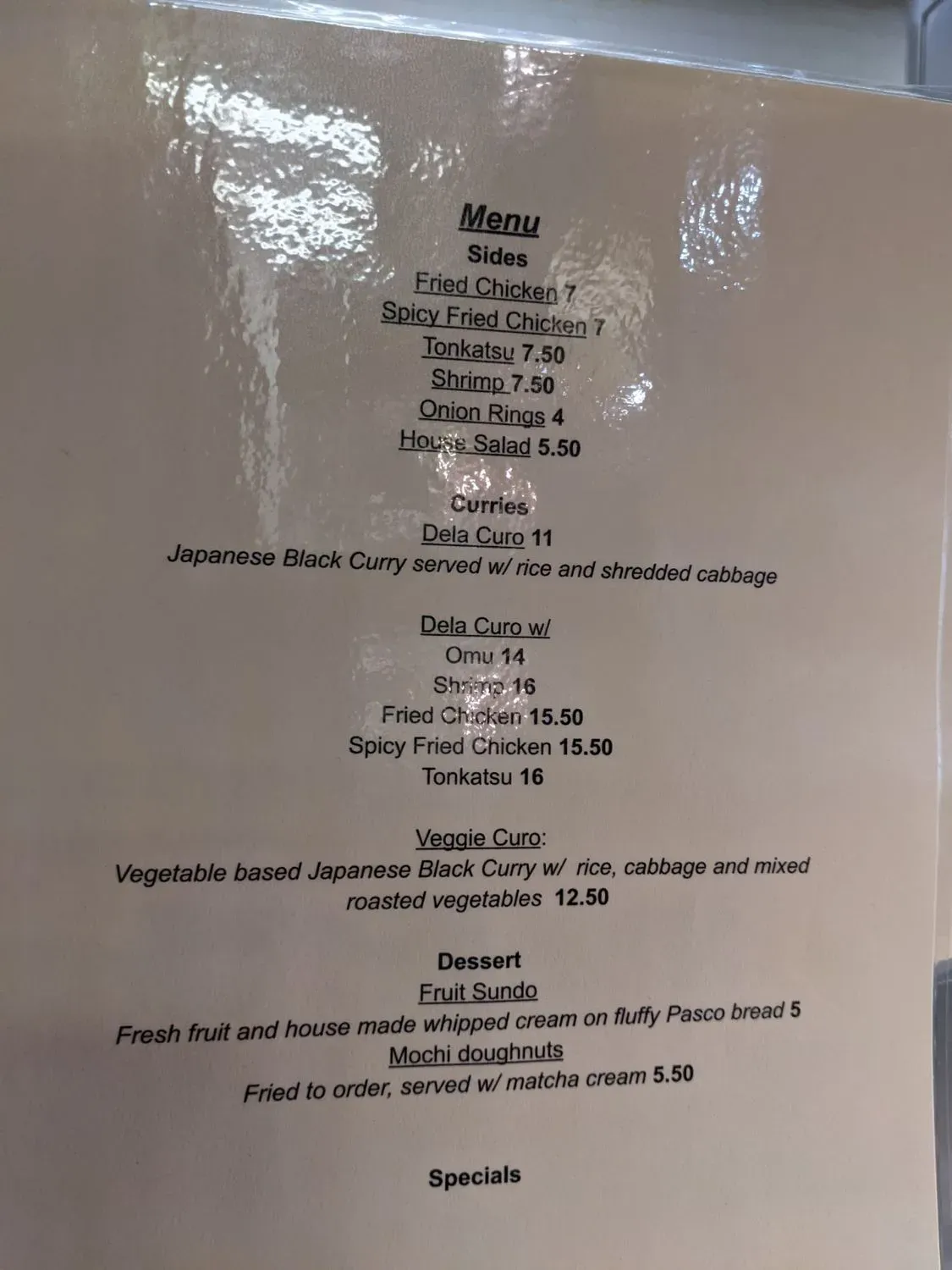 Menu 2