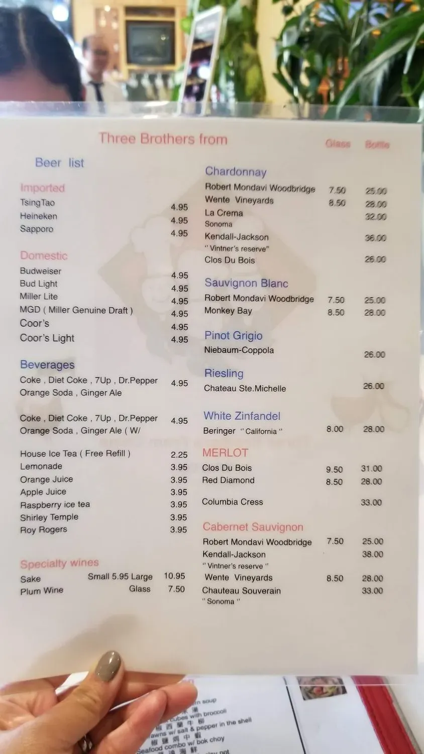 Menu 4