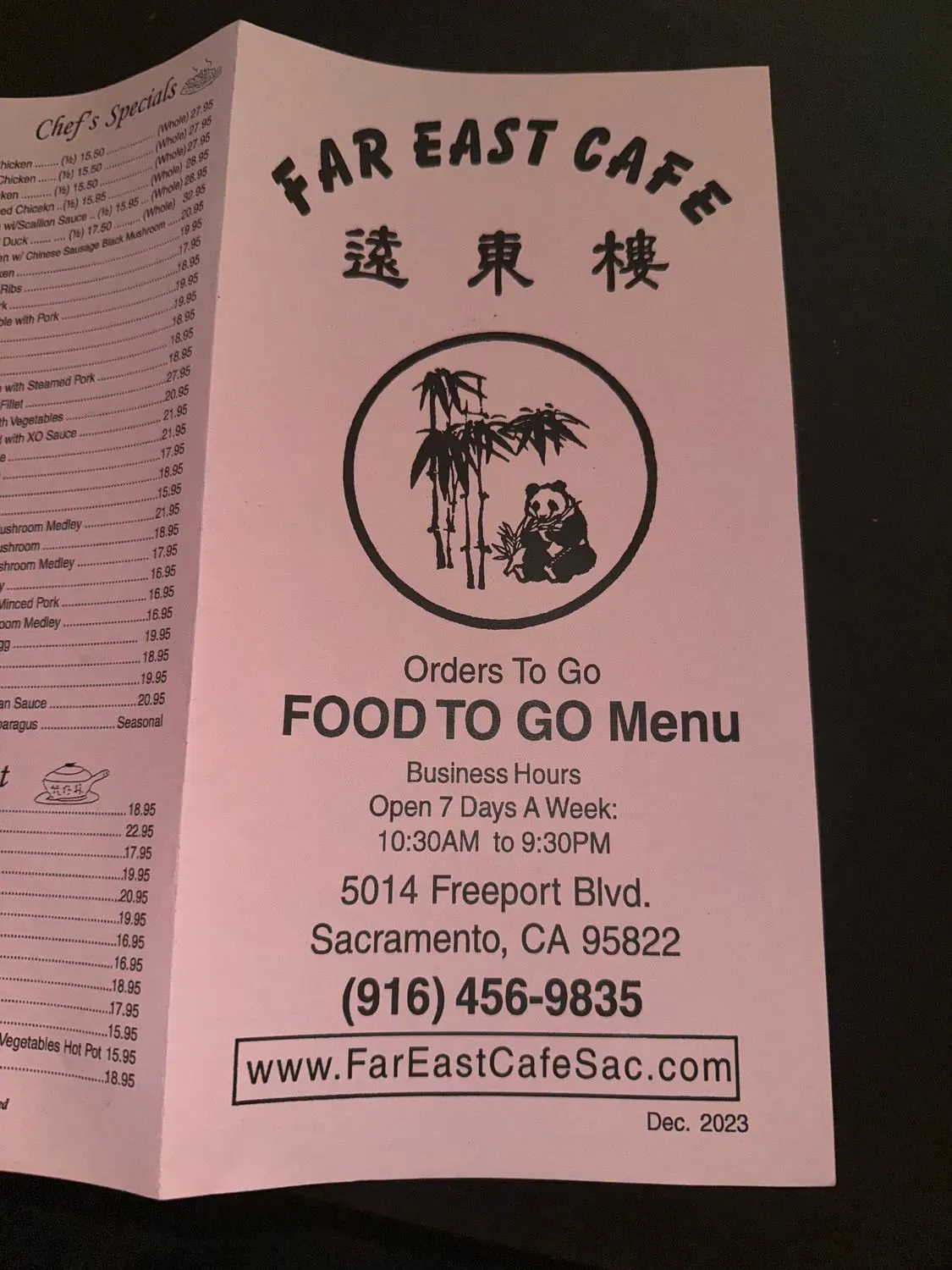 Menu 6