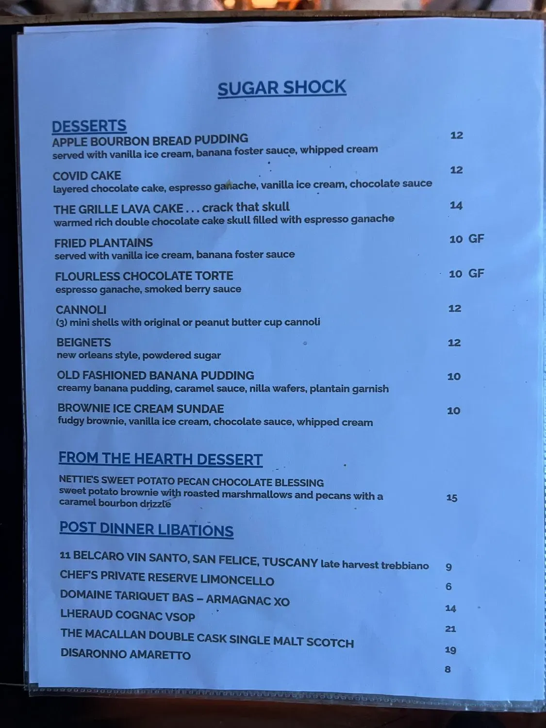 Menu 6