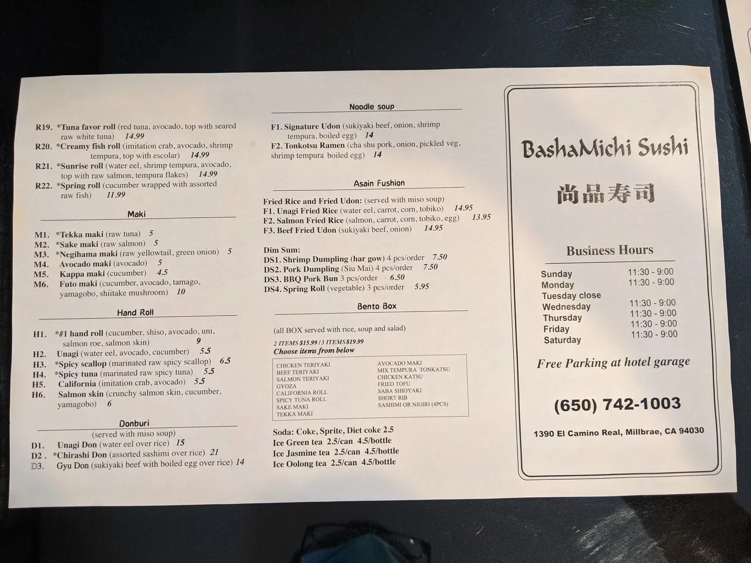 Menu 4