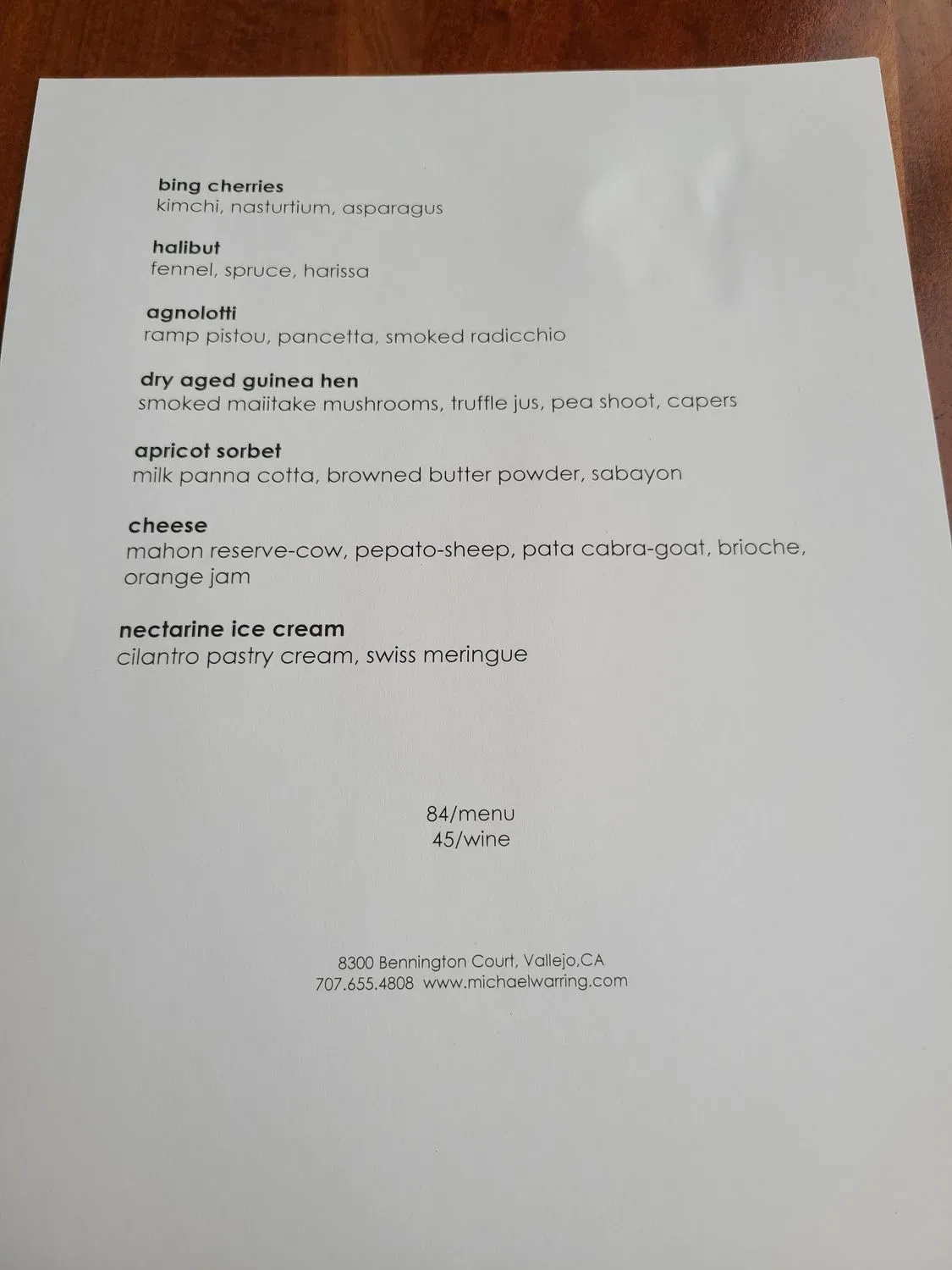 Menu 4