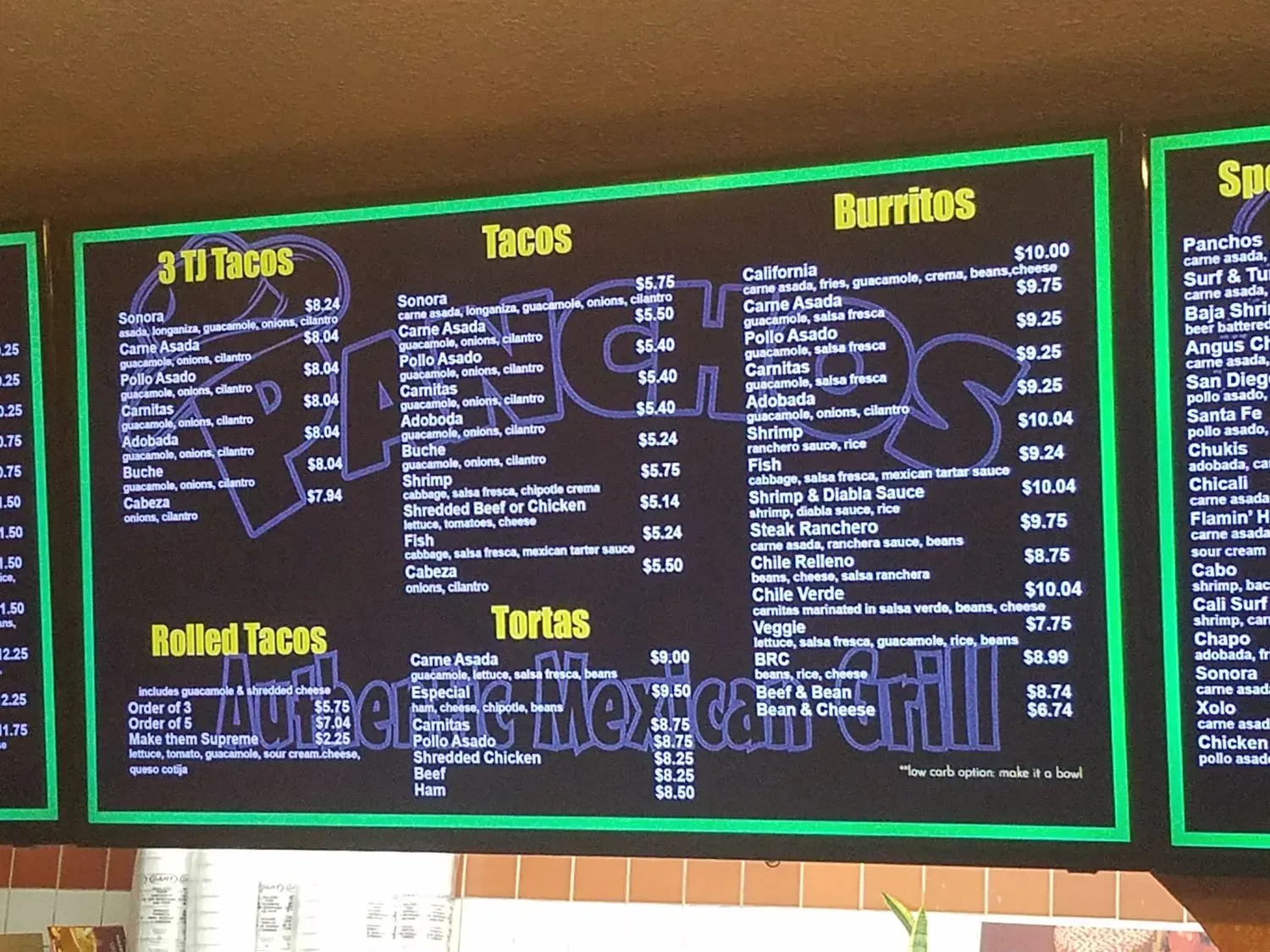 Menu 4