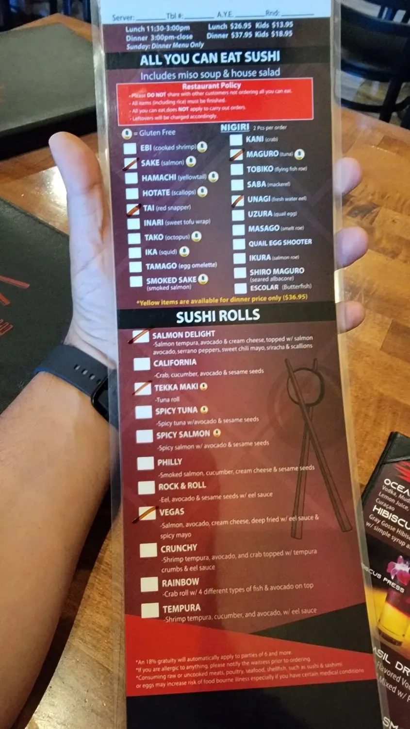 Menu 2