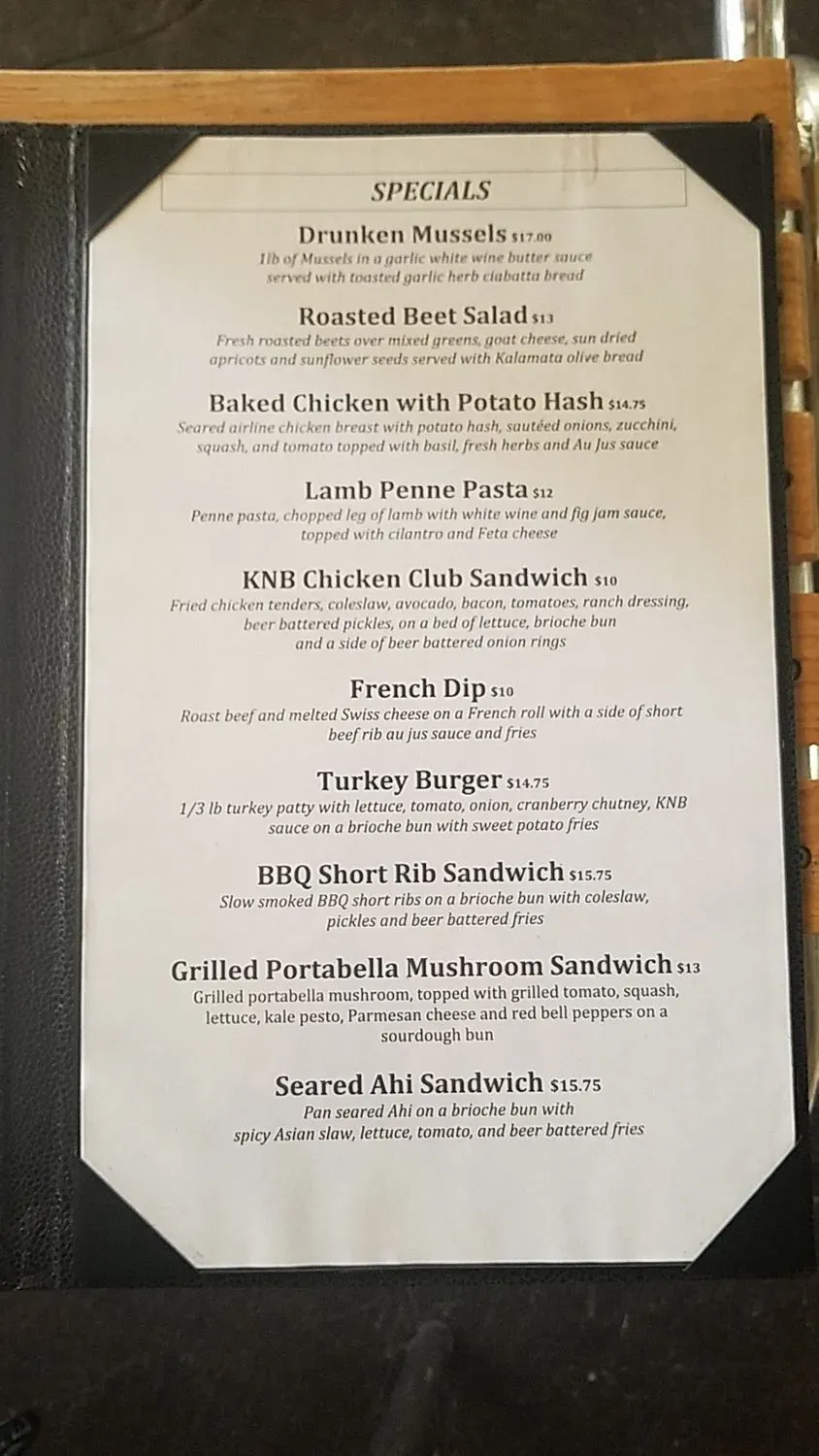 Menu 6