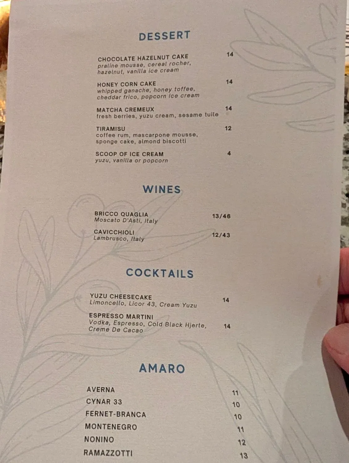 Menu 2