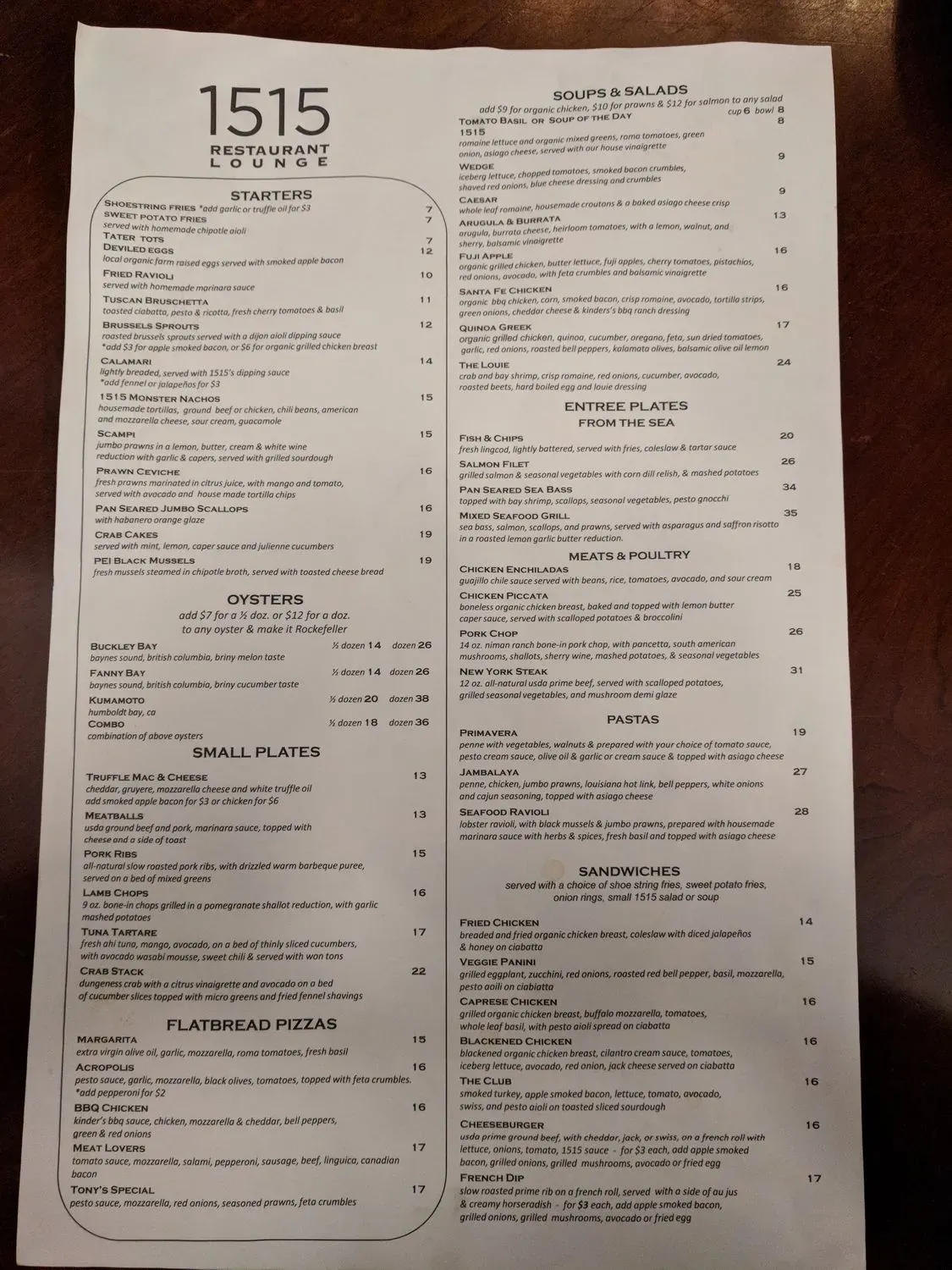 Menu 4