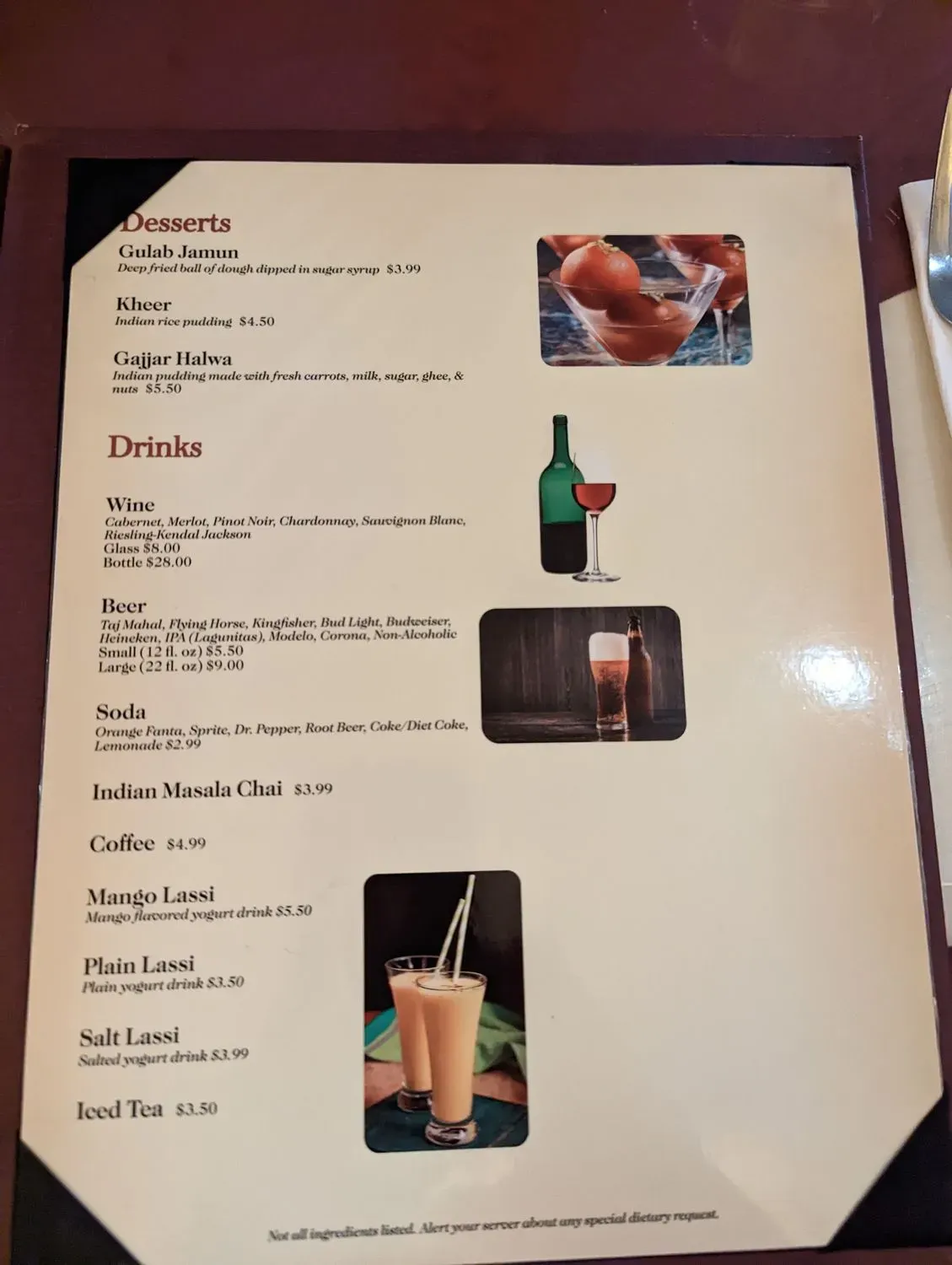 Menu 6