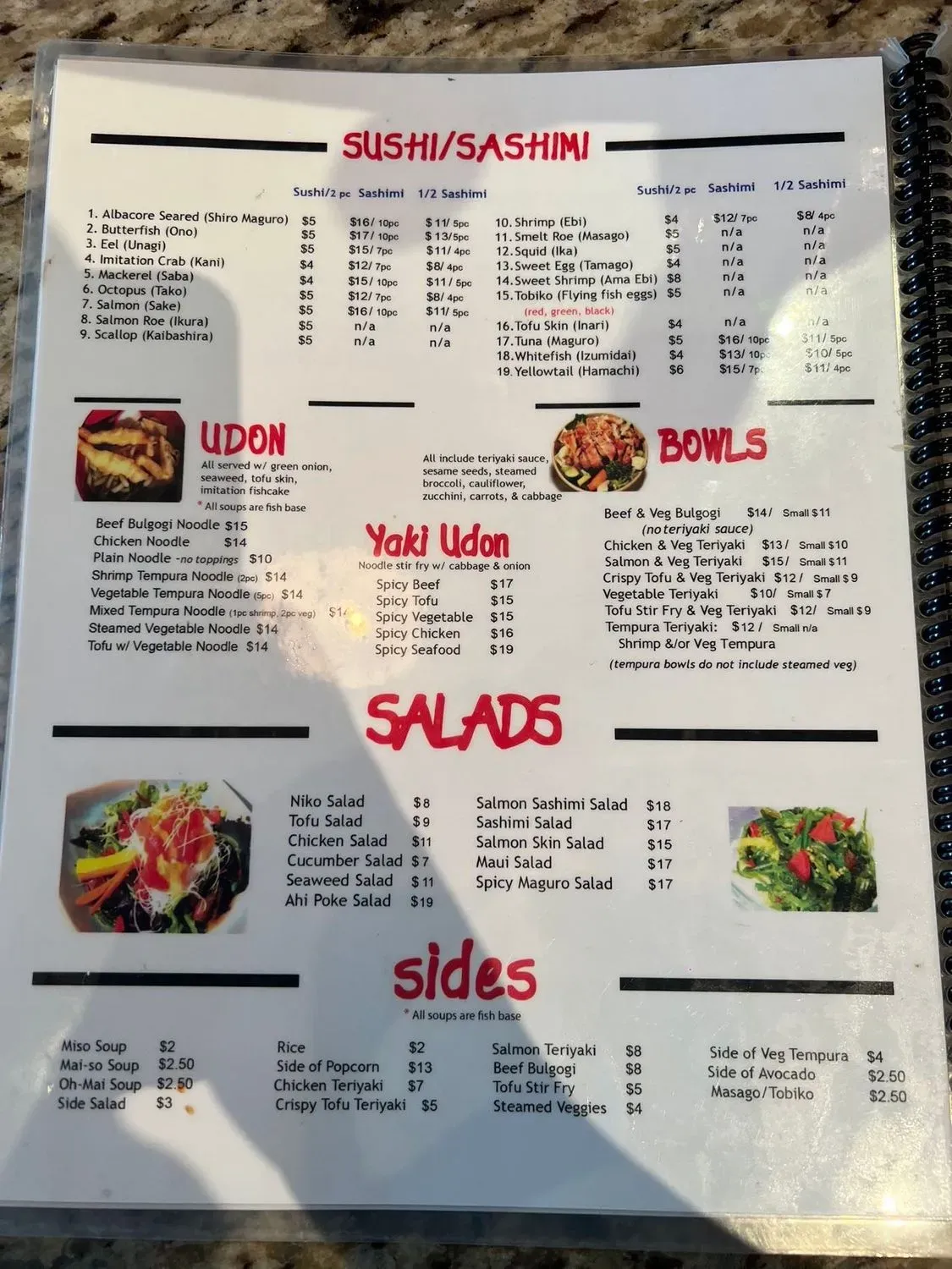 Menu 4