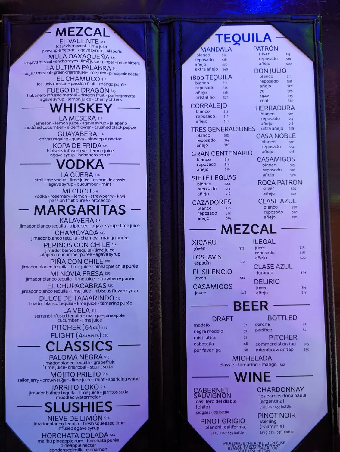 Menu 2