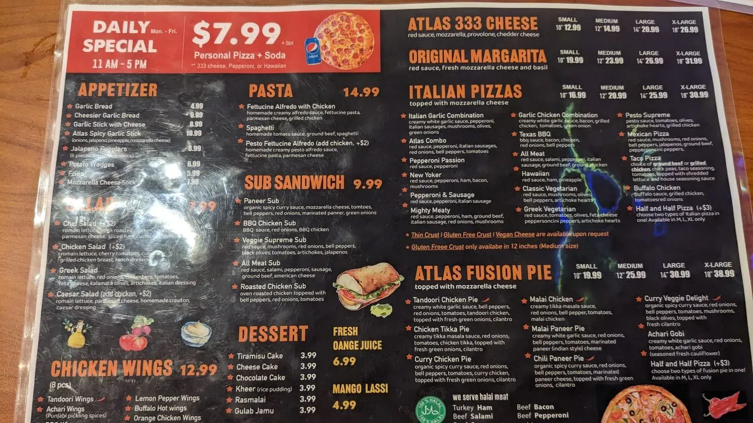 Menu 3