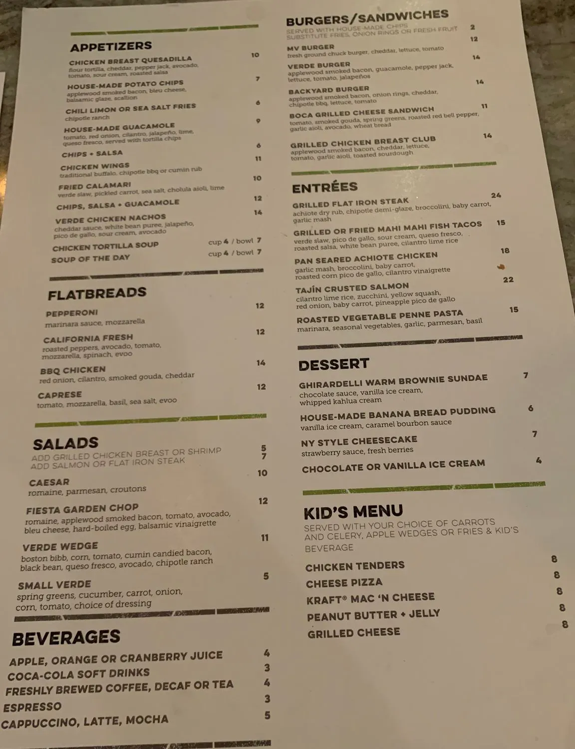 Menu 4