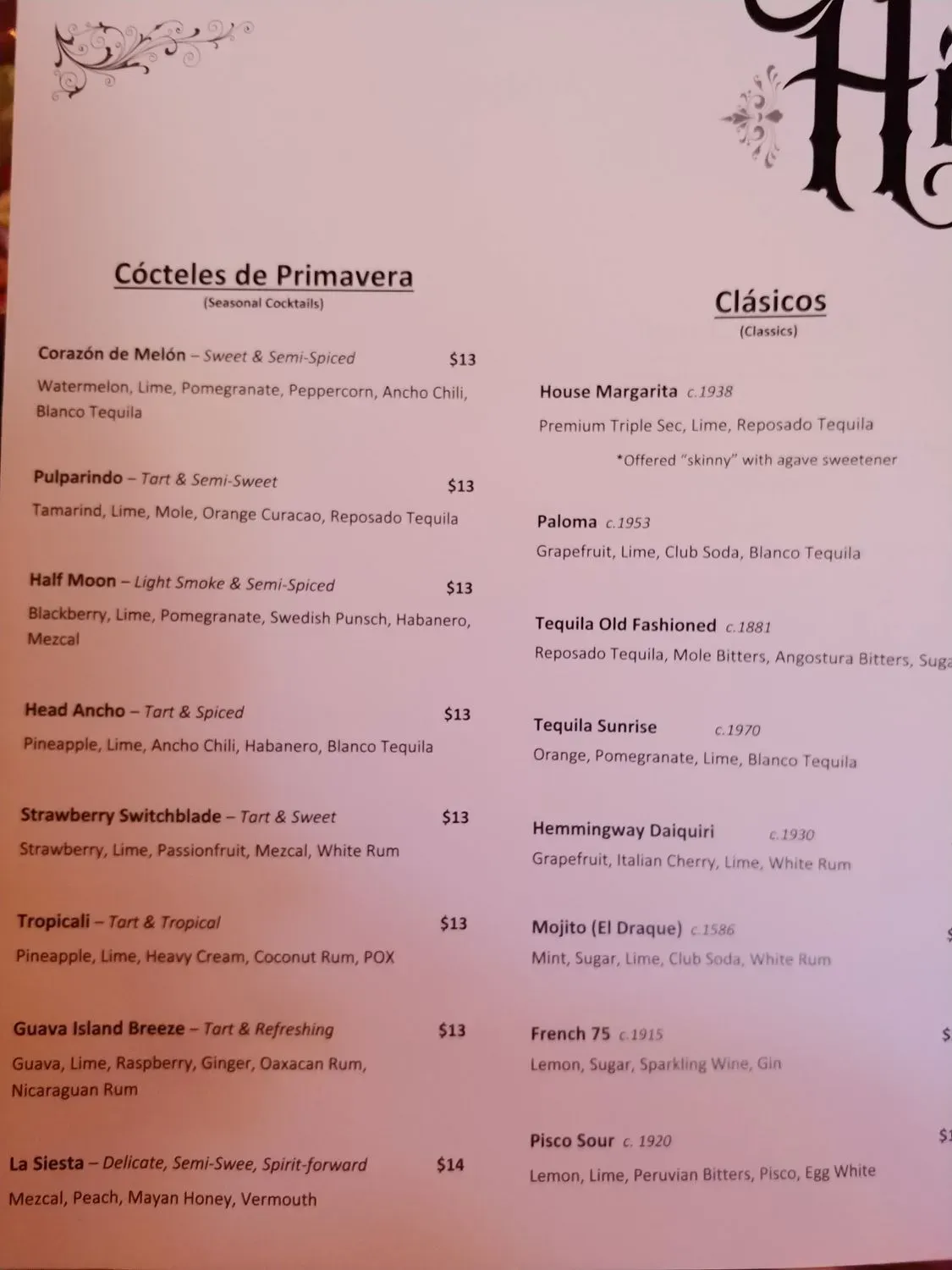 Menu 4