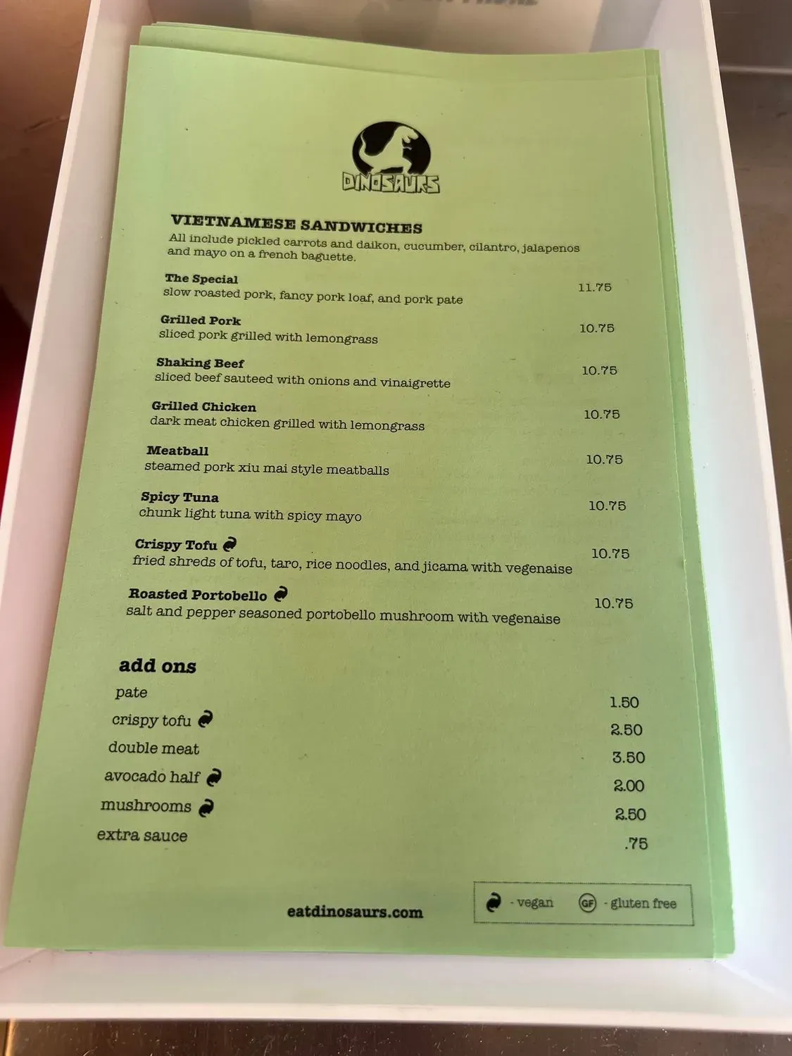 Menu 2