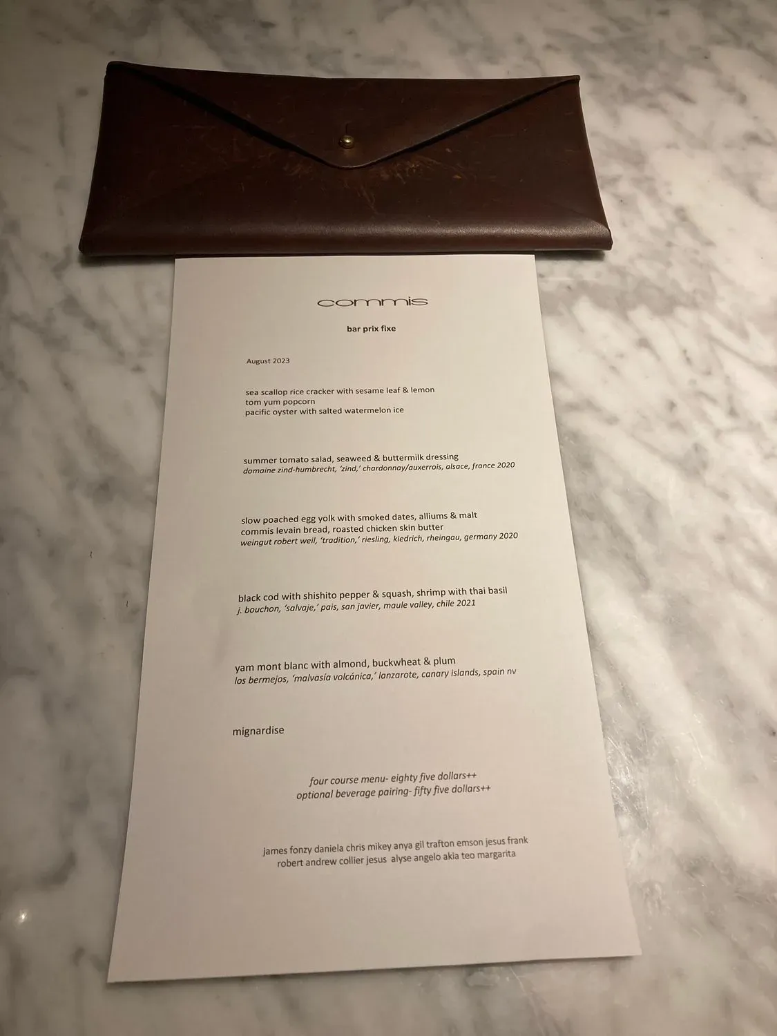 Menu 3