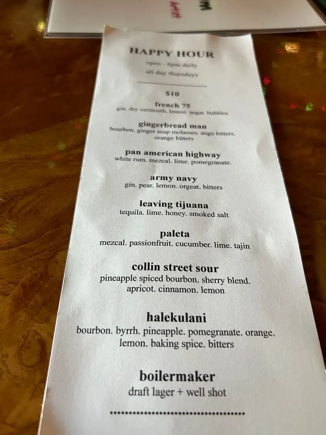 Menu 6