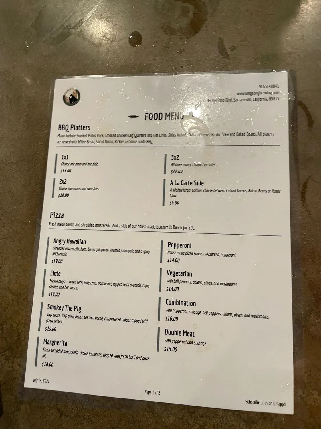 Menu 3