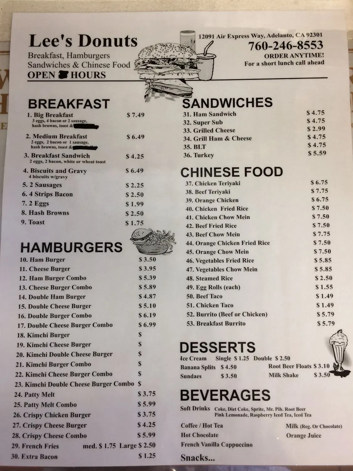 Menu 5