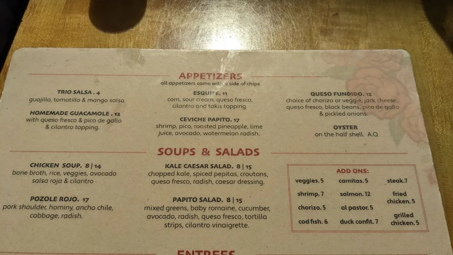 Menu 6