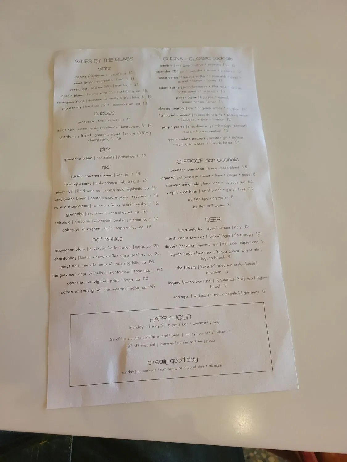 Menu 4