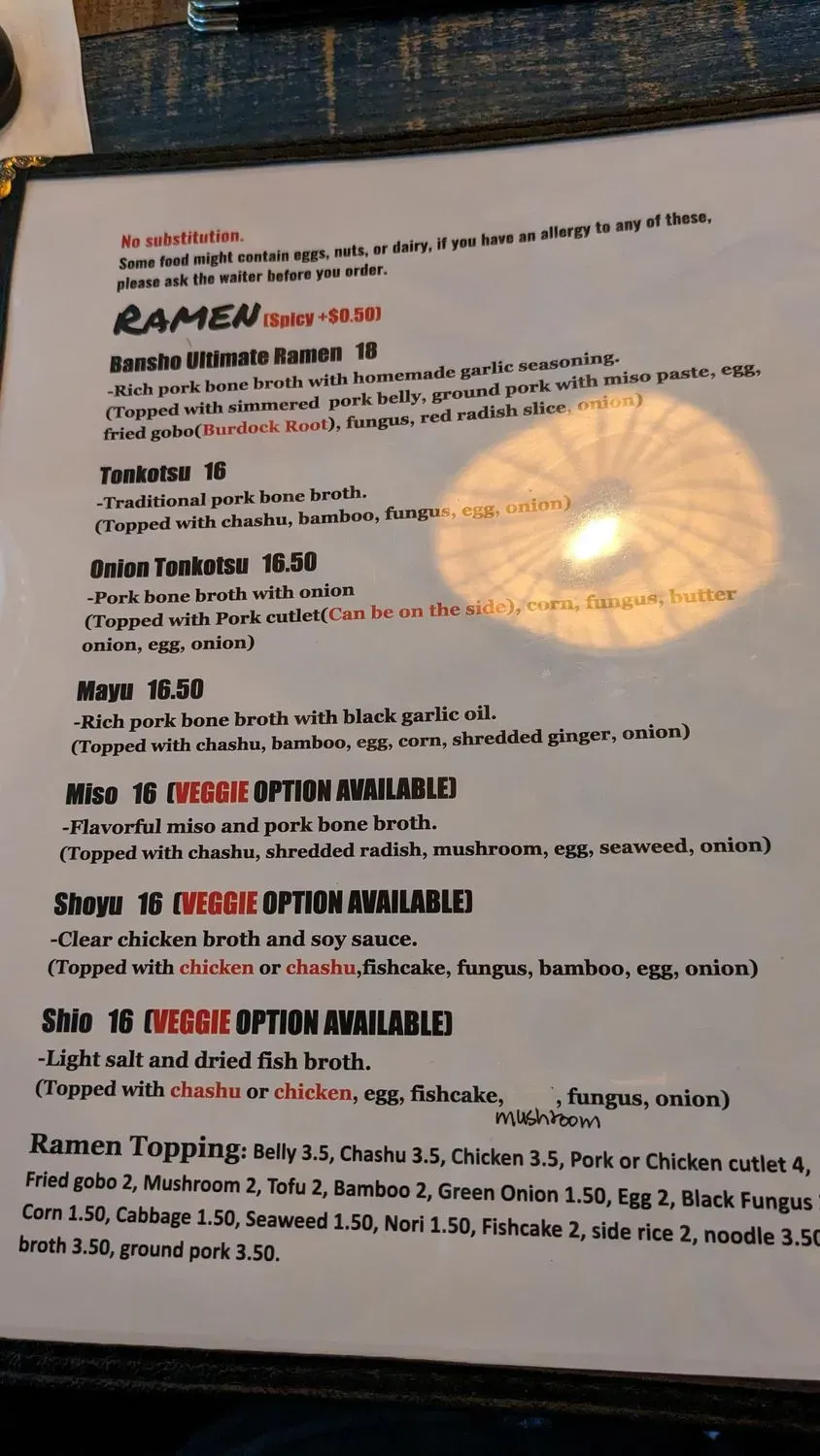 Menu 4