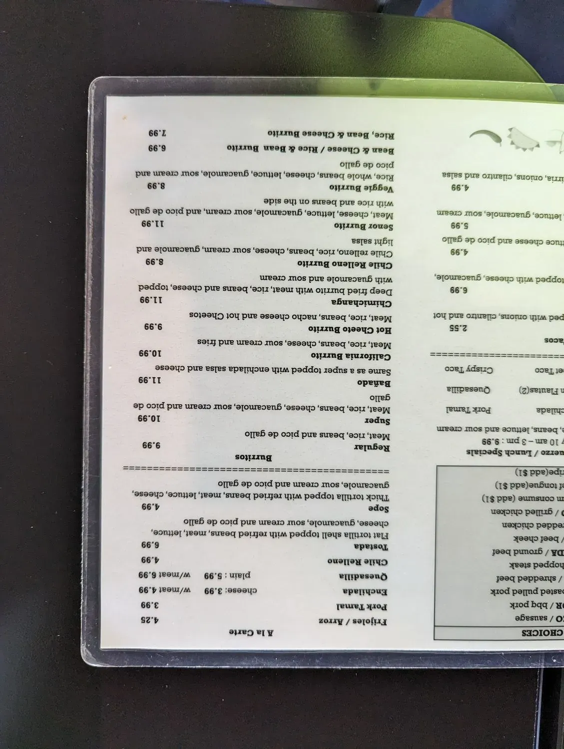 Menu 3