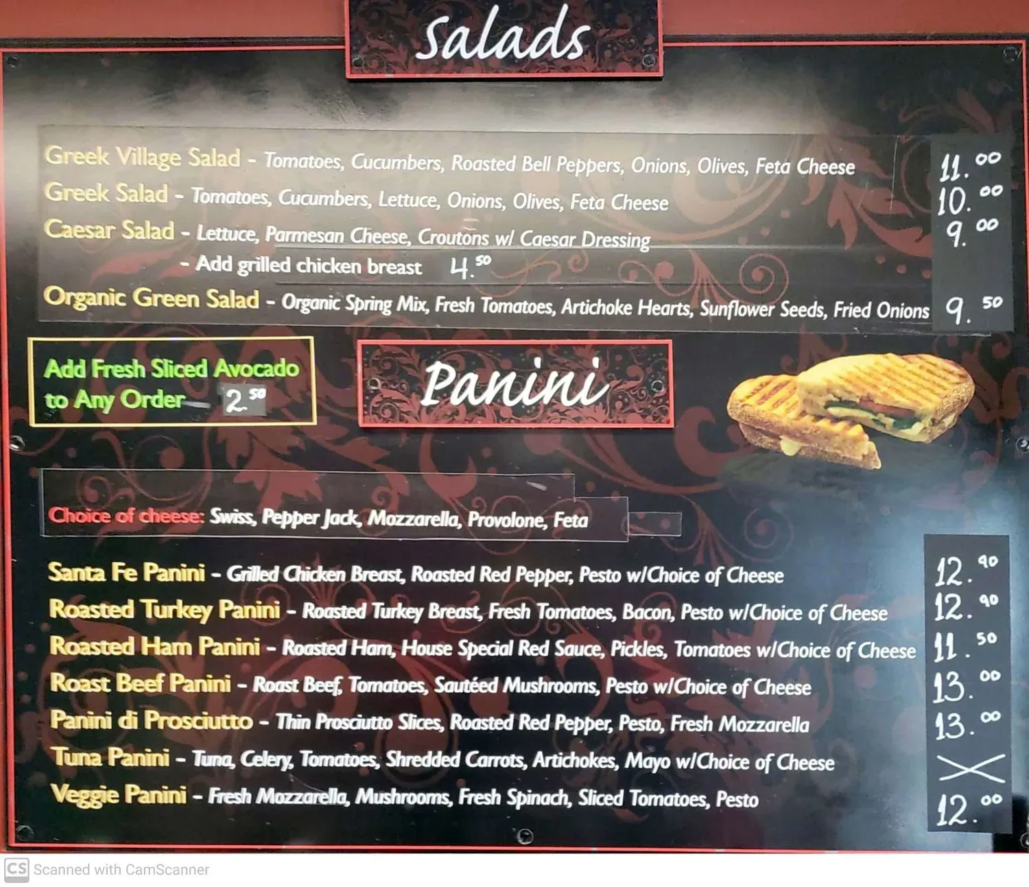 Menu 6