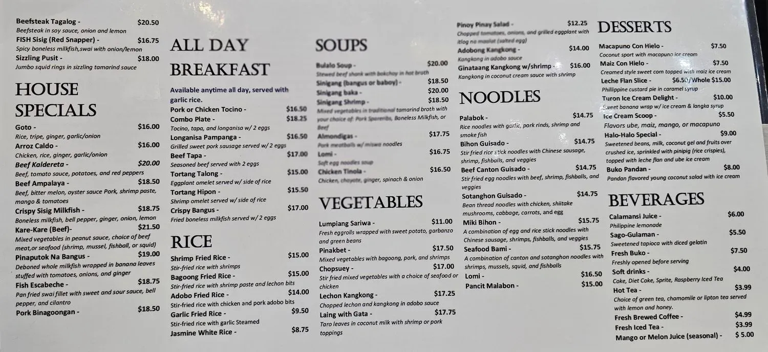 Menu 2