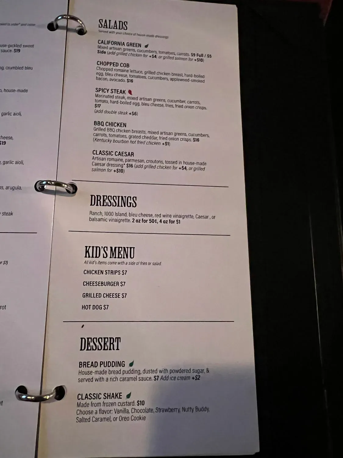 Menu 6