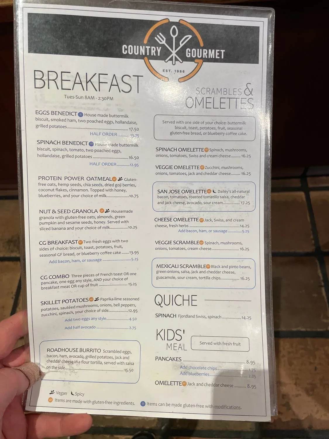 Menu 4