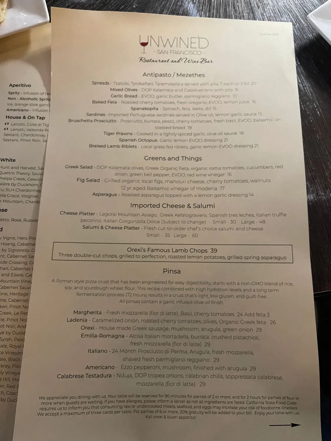 Menu 4