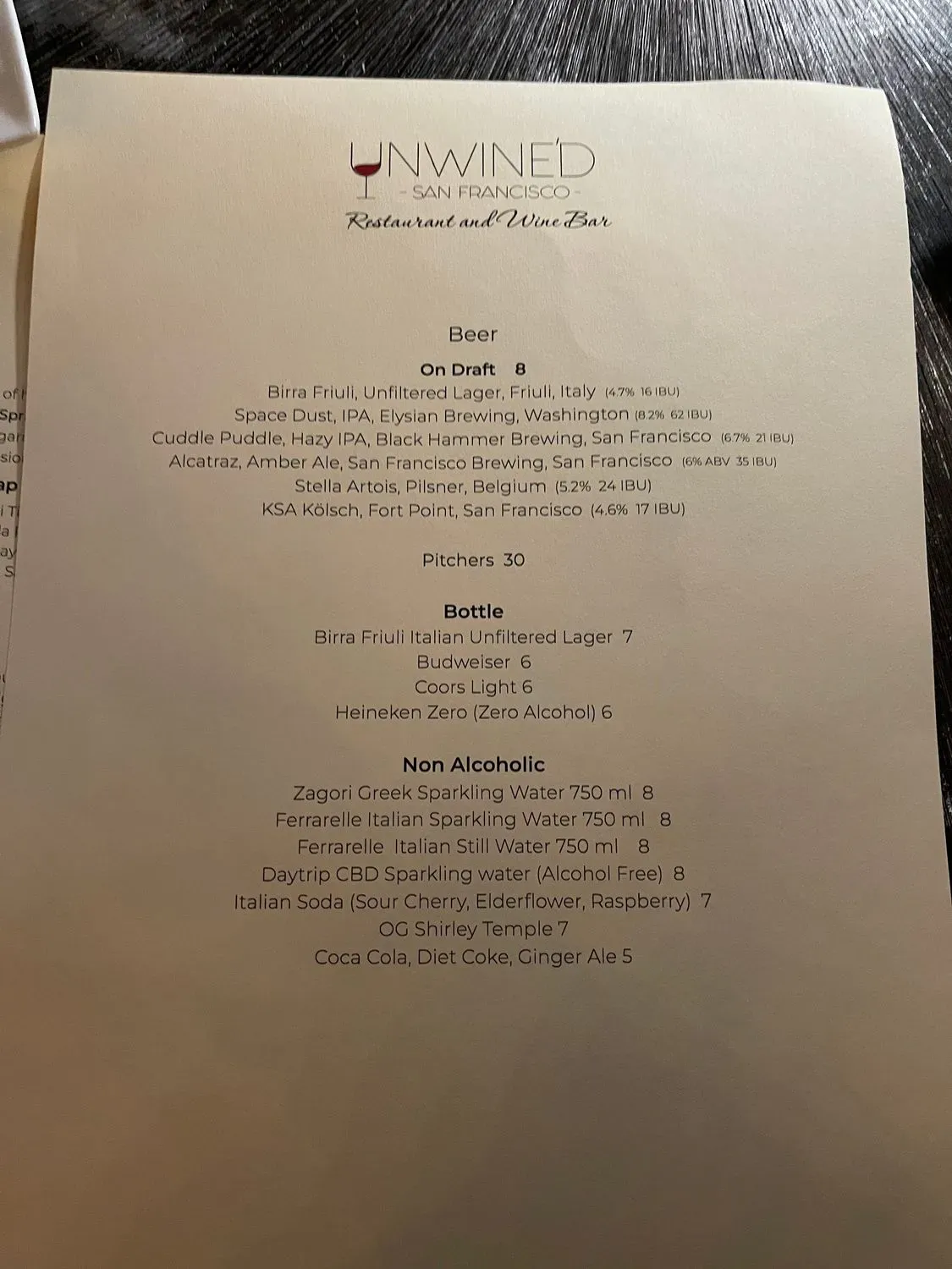 Menu 5