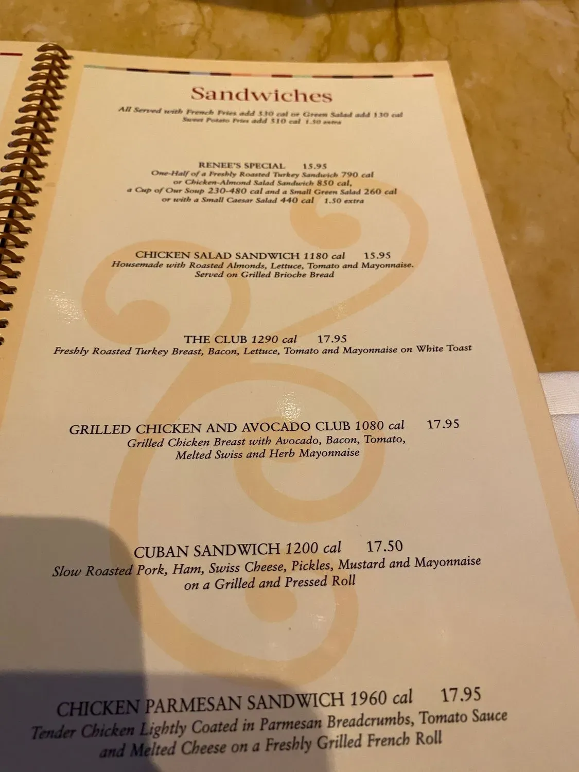 Menu 6