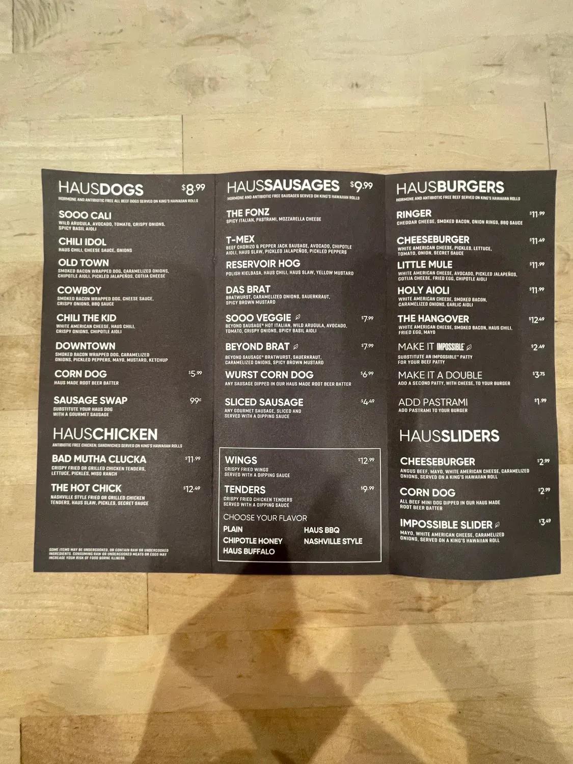 Menu 2