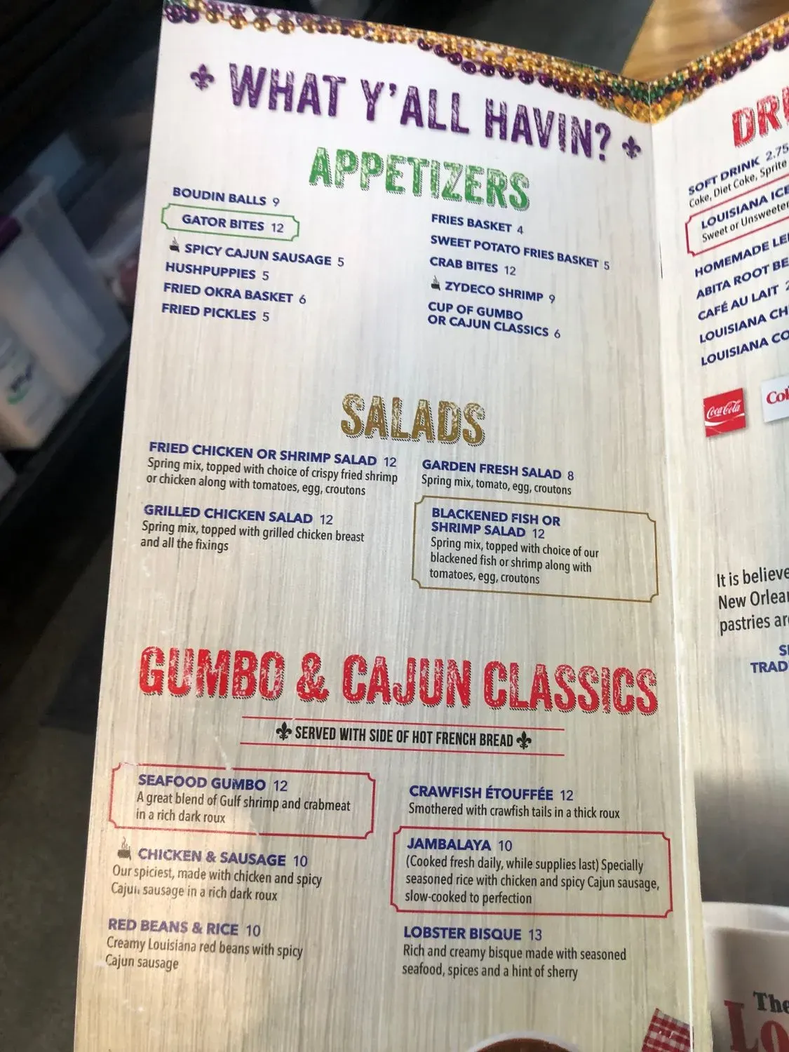 Menu 6