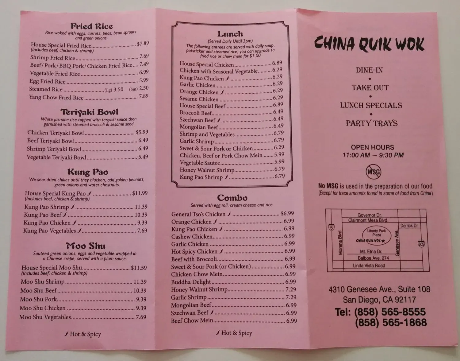 Menu 3