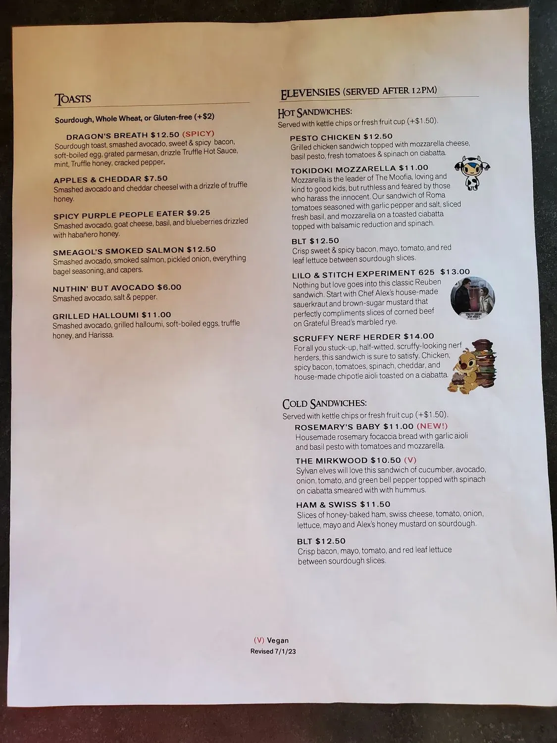 Menu 4