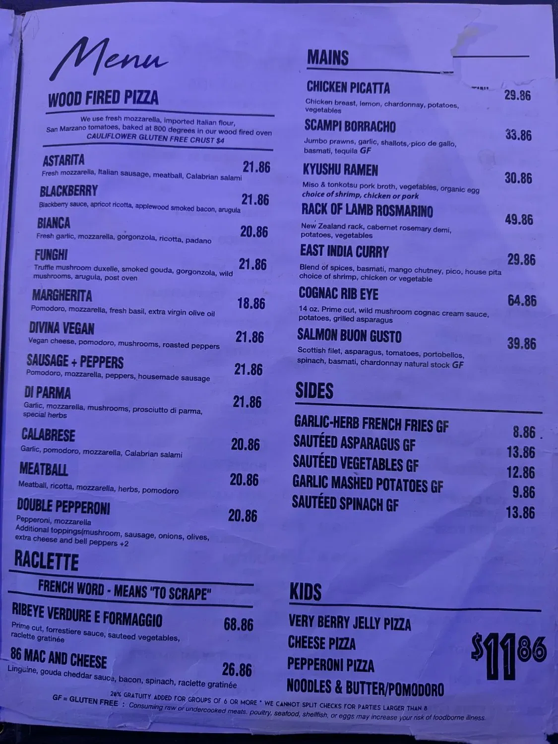 Menu 4