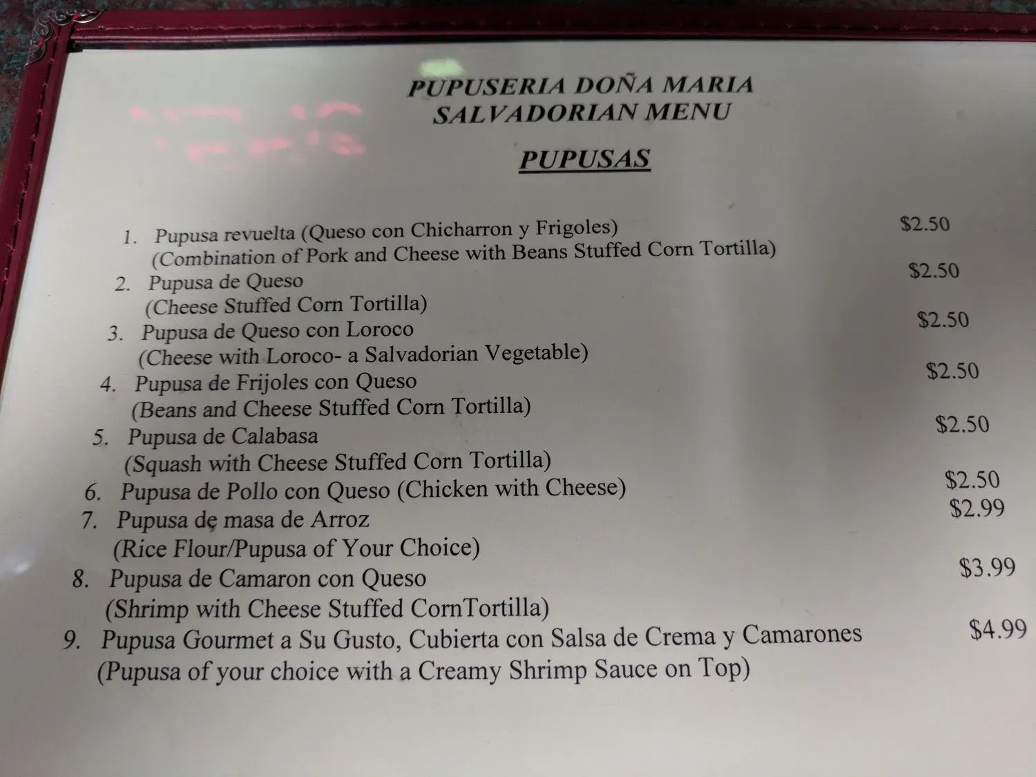 Menu 3