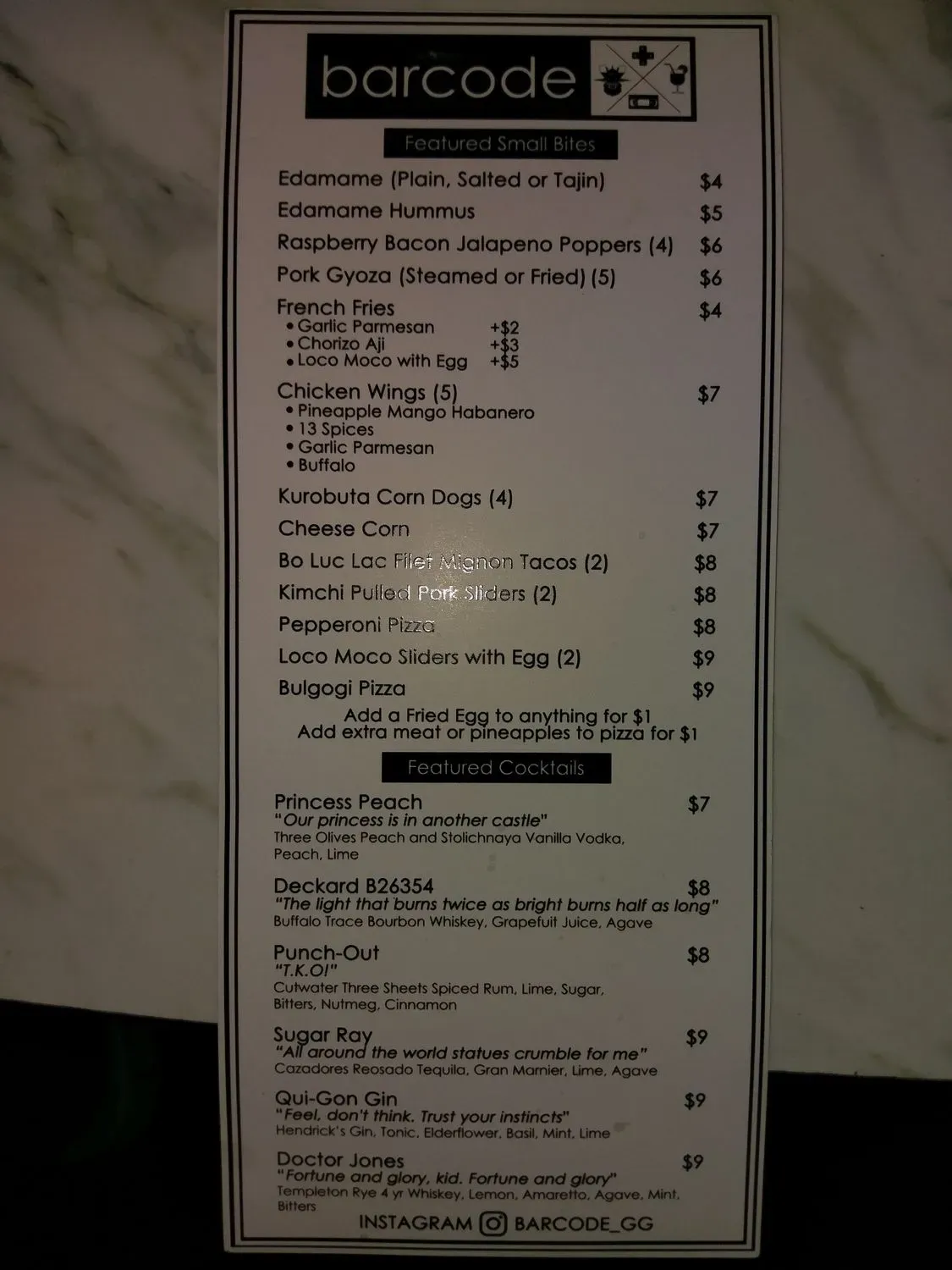 Menu 4