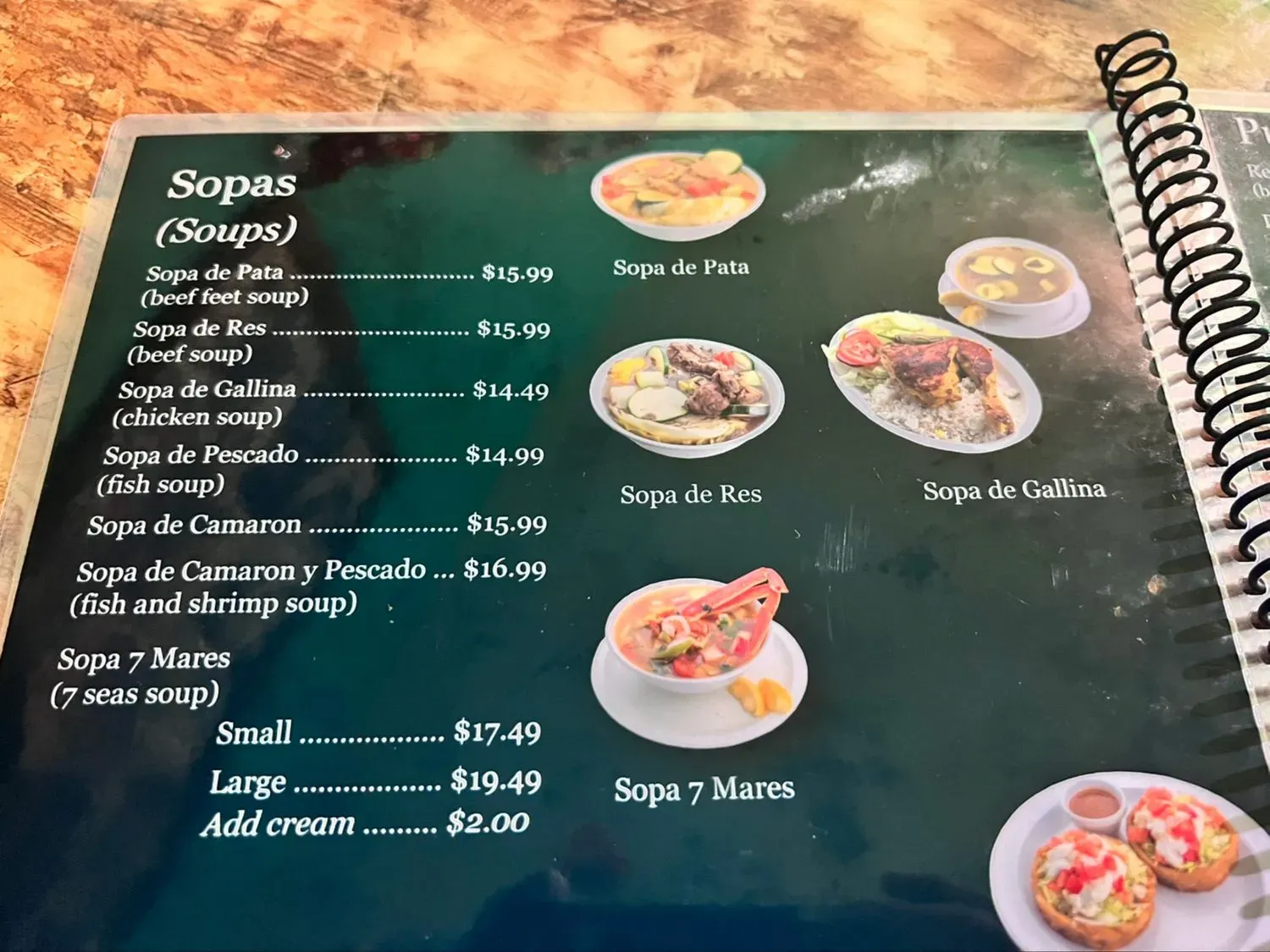 Menu 2