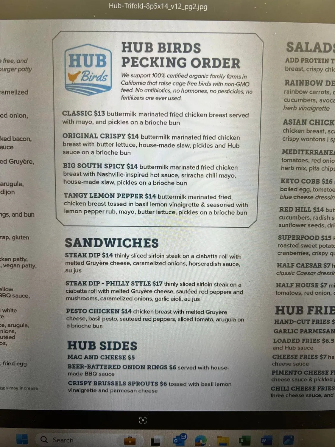 Menu 3